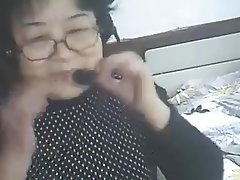 Amatriçe, Asiatique, Grandmere, Webcam